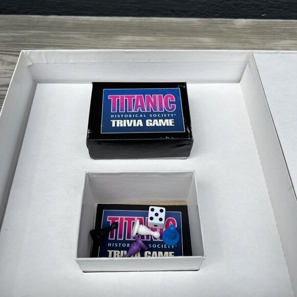 1998 Talicor Titanic Historical Society Trivia Adult Board Game Complete - Picture 8 of 14
